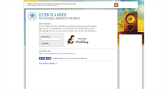 Desktop Screenshot of listentoamovie.com